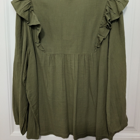 New Hunter Green Top - Size 2X - Picture 2 of 4